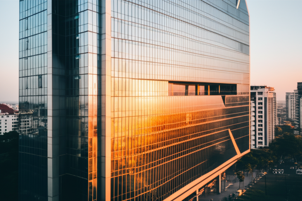 Bangalore tech district skyline representing AI investment in India