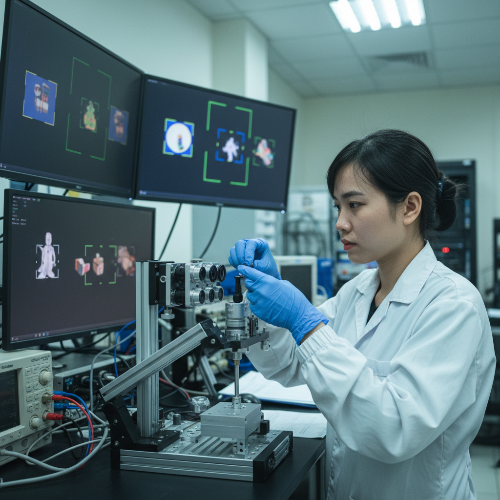 VinAI engineer working on computer vision tec